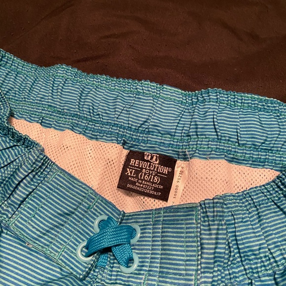 5 for $20 Bundle Deal: Striped Swim Trunks - Picture 2 of 2